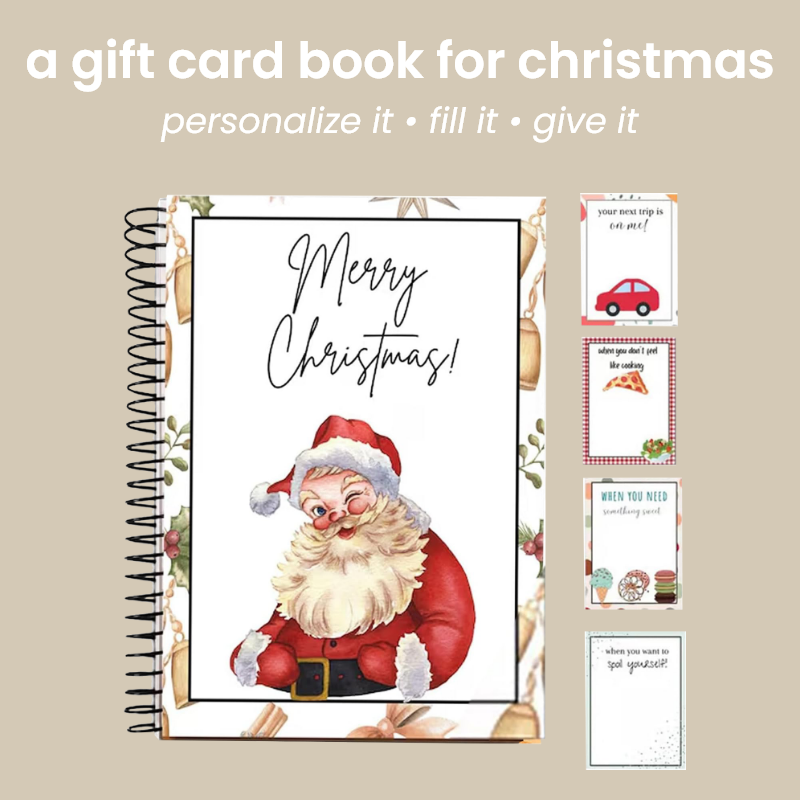 Christmas Gift Card Book