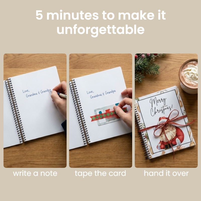 Christmas Gift Card Book